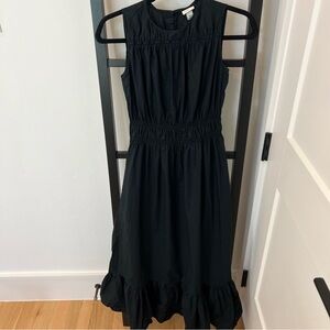 a new day Black long prairie dress pockets XS